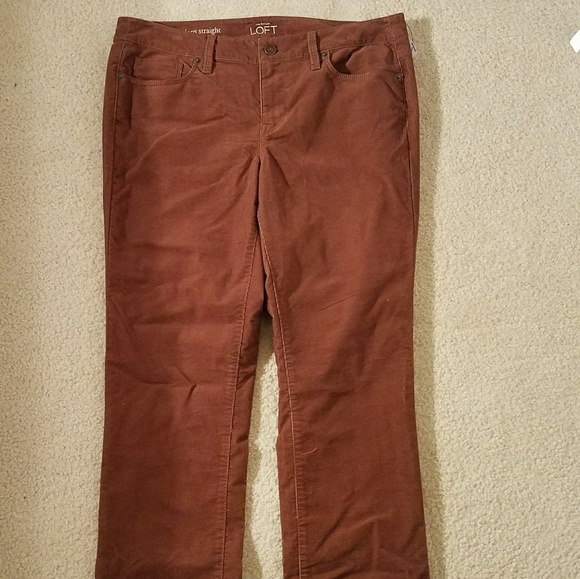 LOFT Pants - Loft Modern Straight Corduroy Pants Size 8 NWT